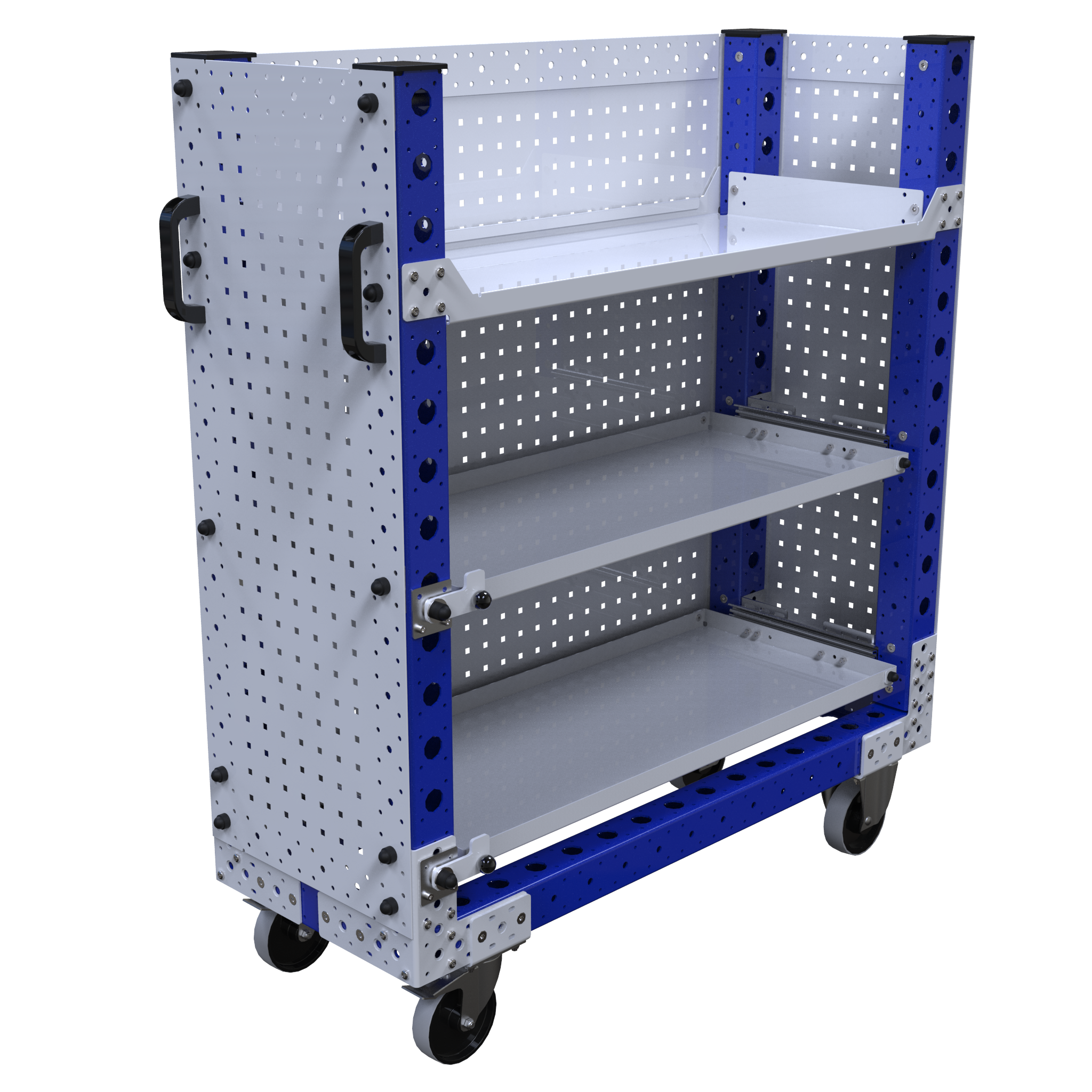 Carro con repisas - 420 x 1120 mm