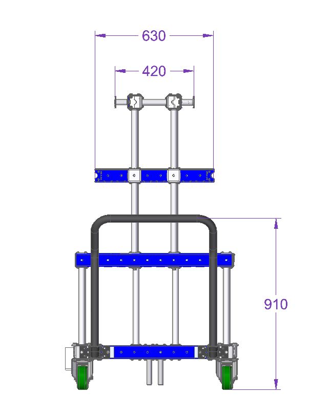 Large Door Assembly Cart