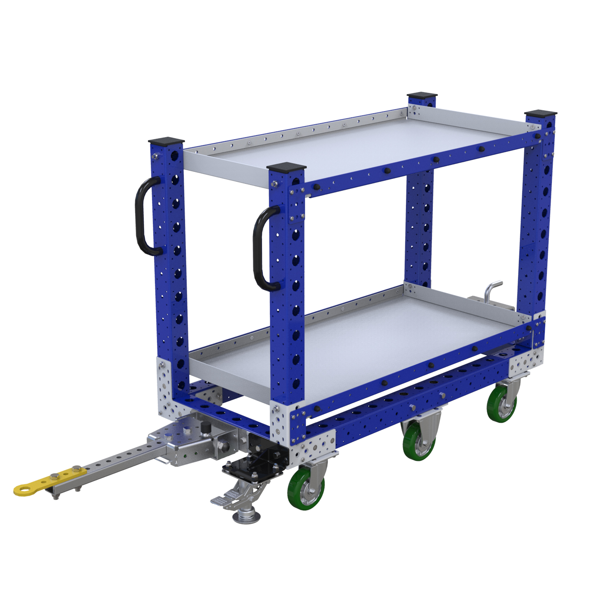 Carro remolcador con repisas - 560 x 1190 mm