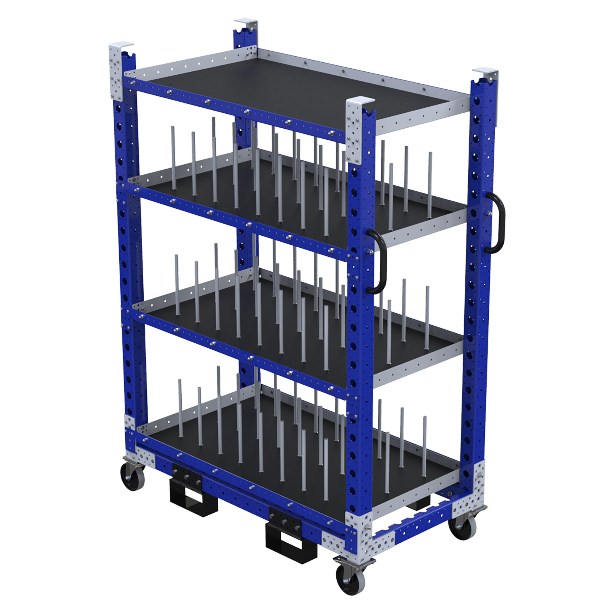 Daughter Shelf Cart w. Dividers – 700 x 1330 mm