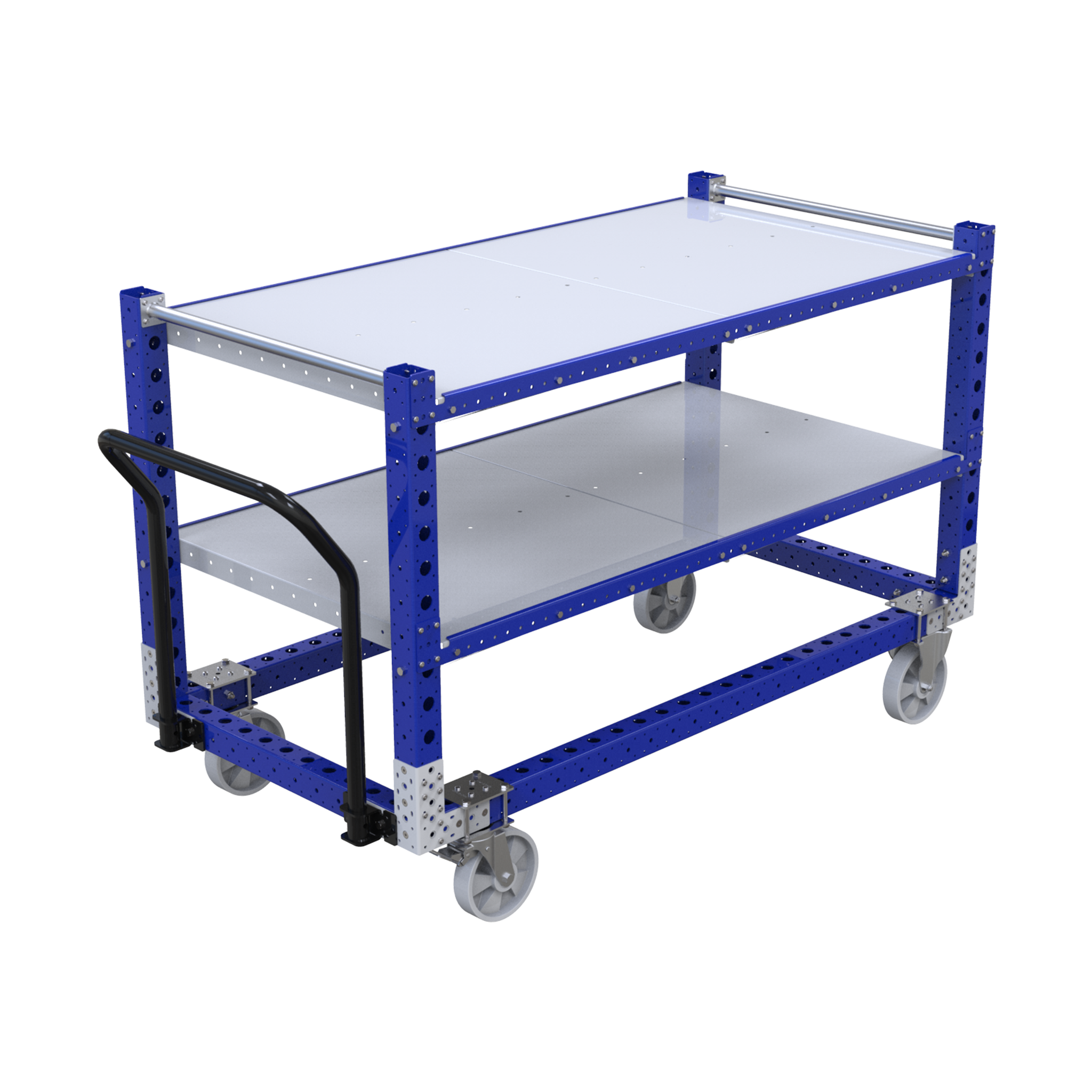 Carro con estante plano - 910 x 1820 mm