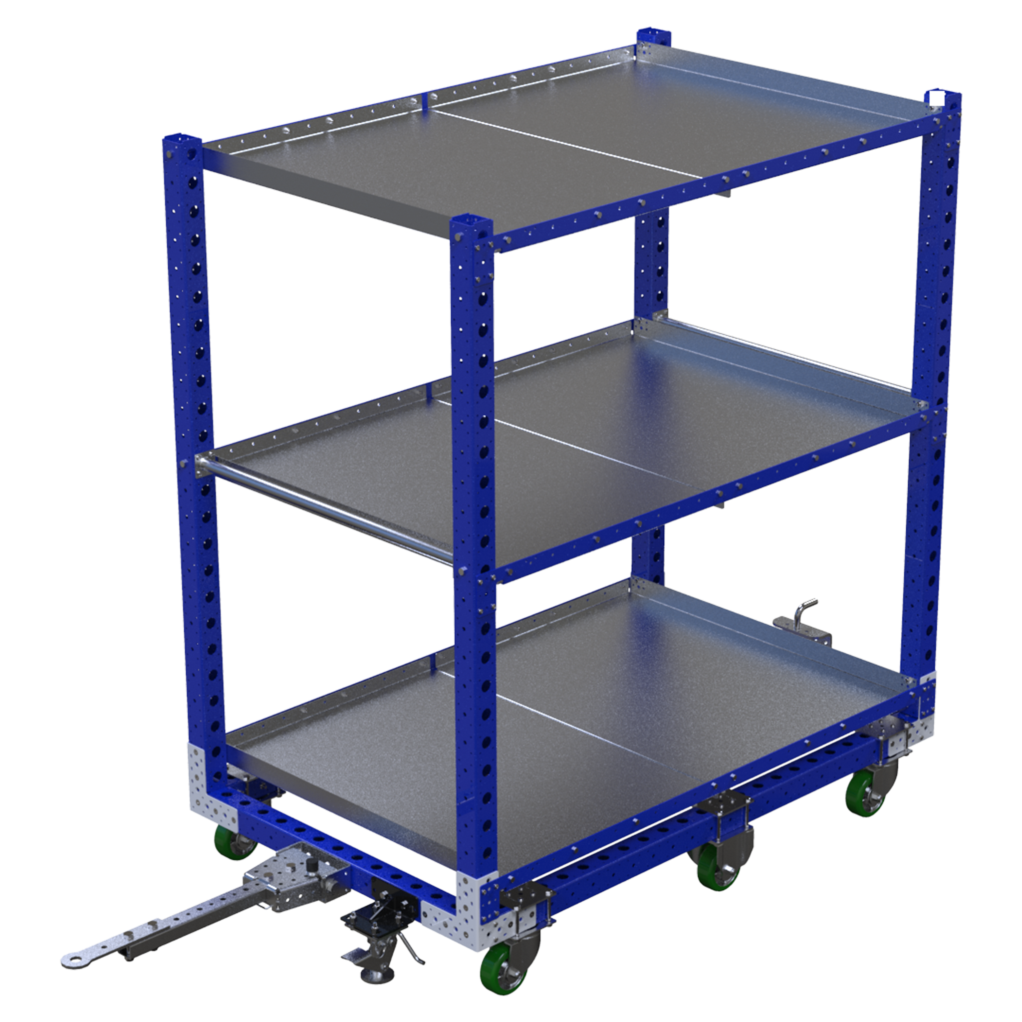 Carro con estante plano - 1050 x 1680 mm