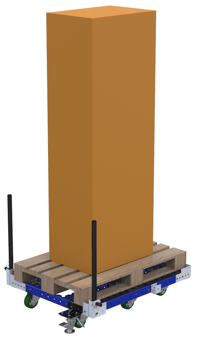 Modular & industrial material handling cart by FlexQube