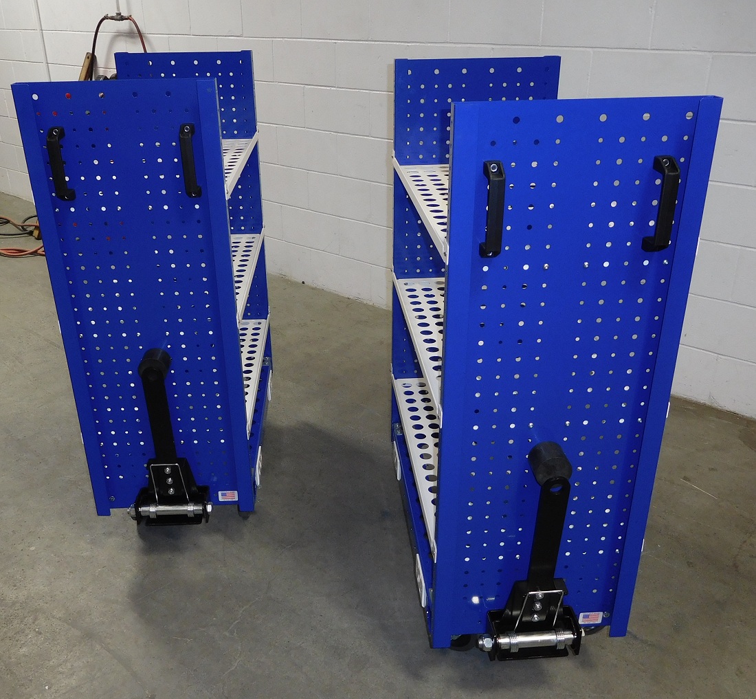 Modular & industrial material handling cart by FlexQube