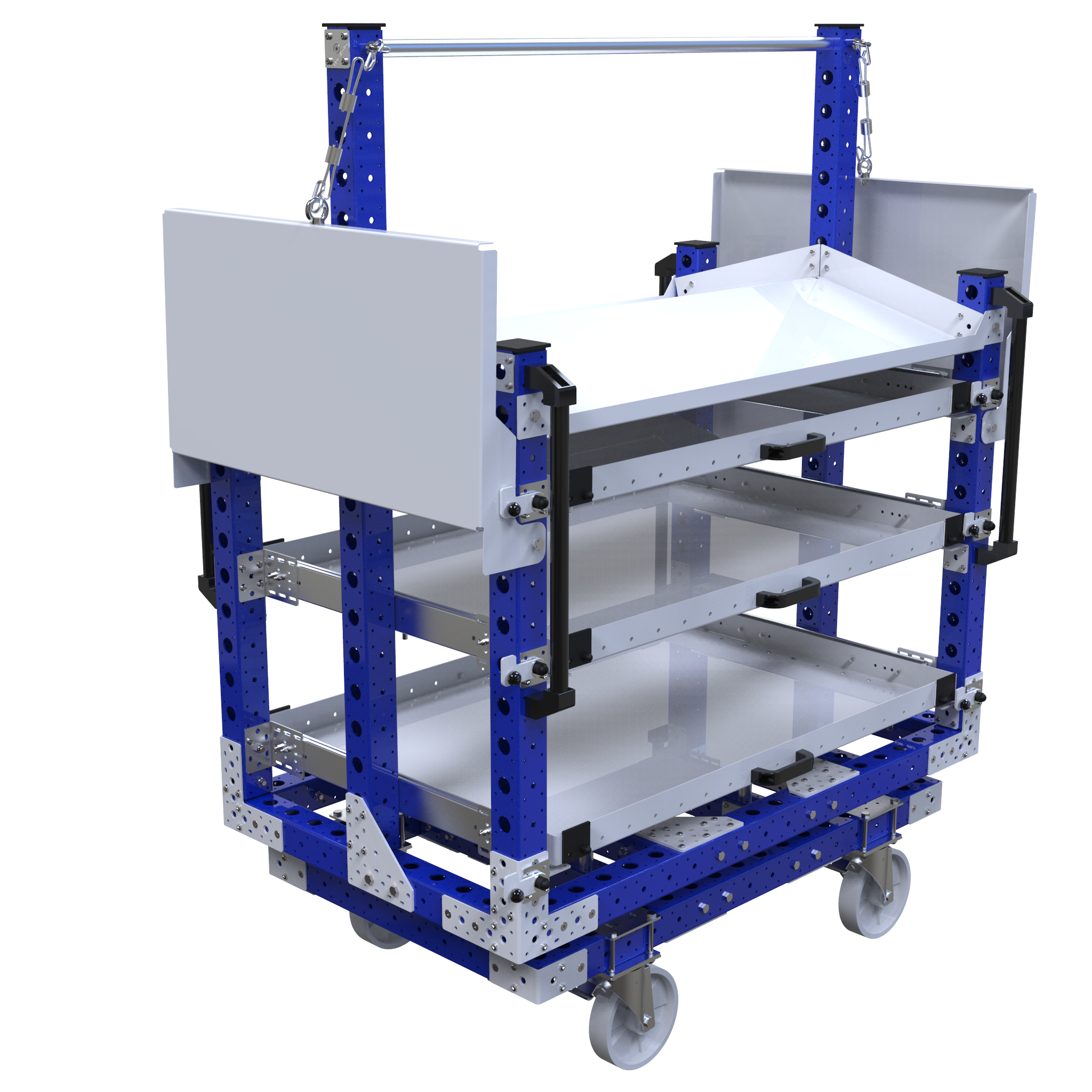 Carro con repisas extensibles - 1400 x 840 mm