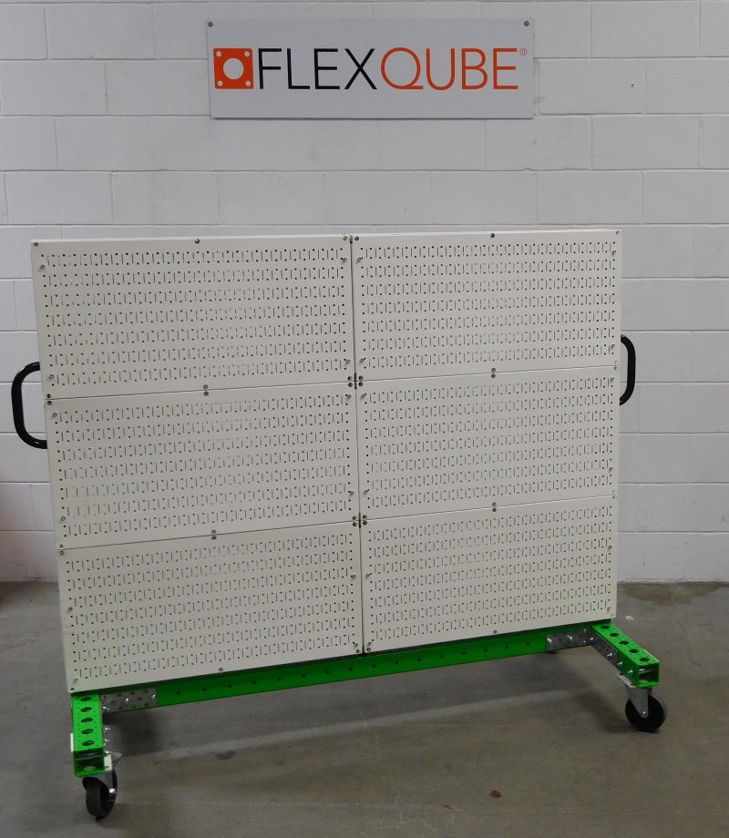 Industrial shadow board cart