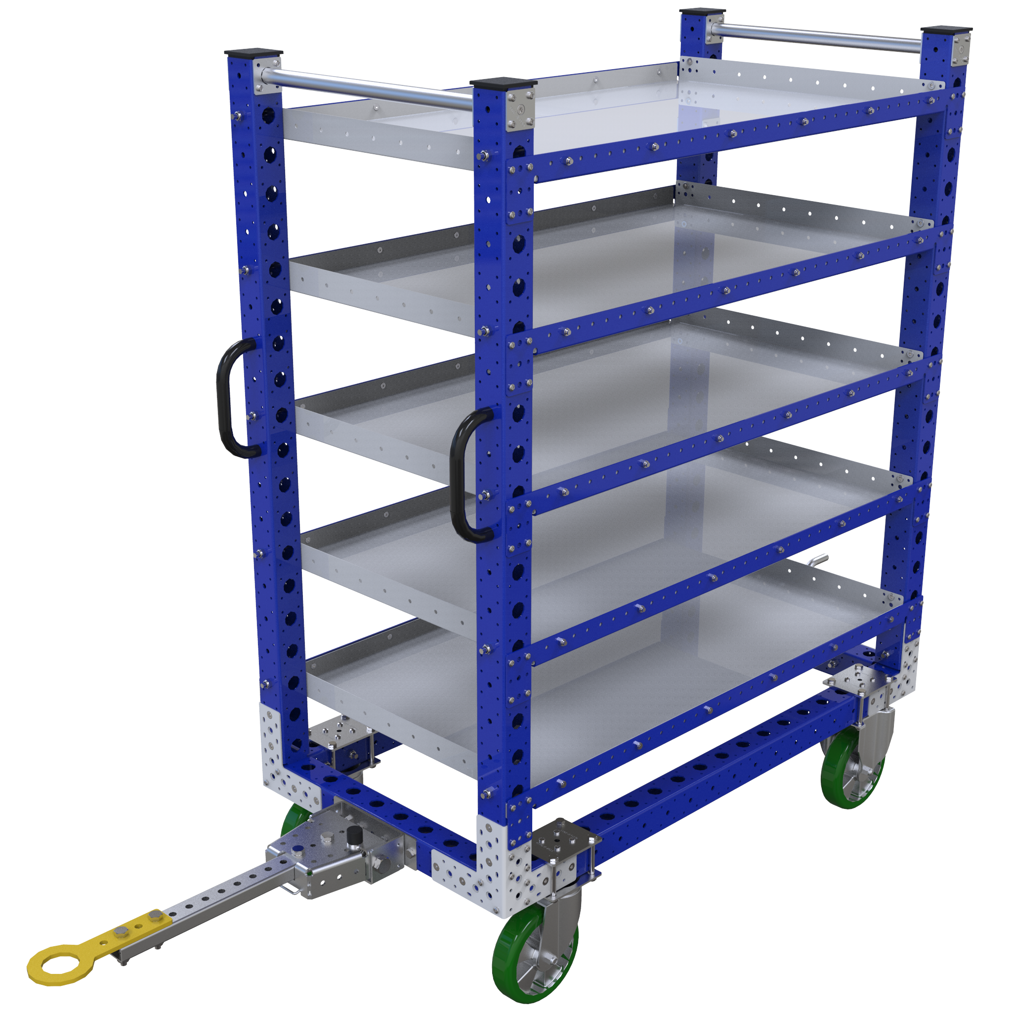 Carro remolcador con repisas - 700 x 1330 mm