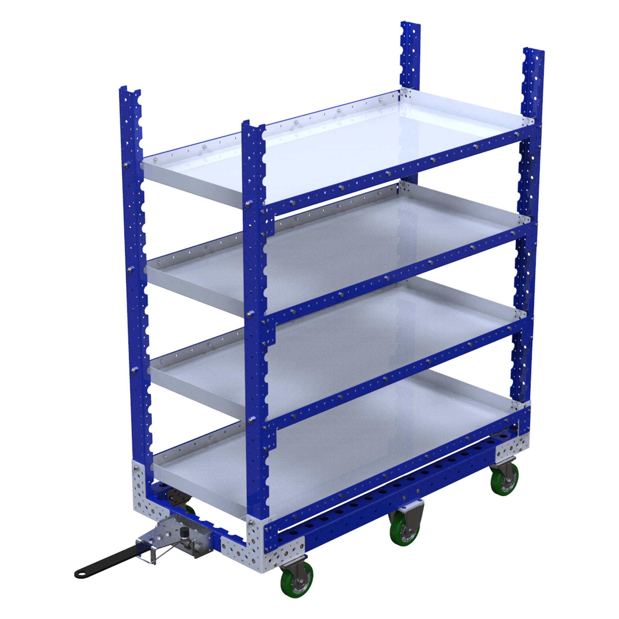 Carro con repisas - 630 x 1330 mm