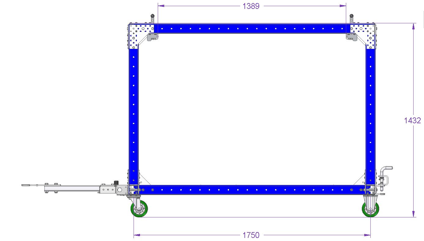 Mother cart – 2 in 1 – 1330 x 1820 mm