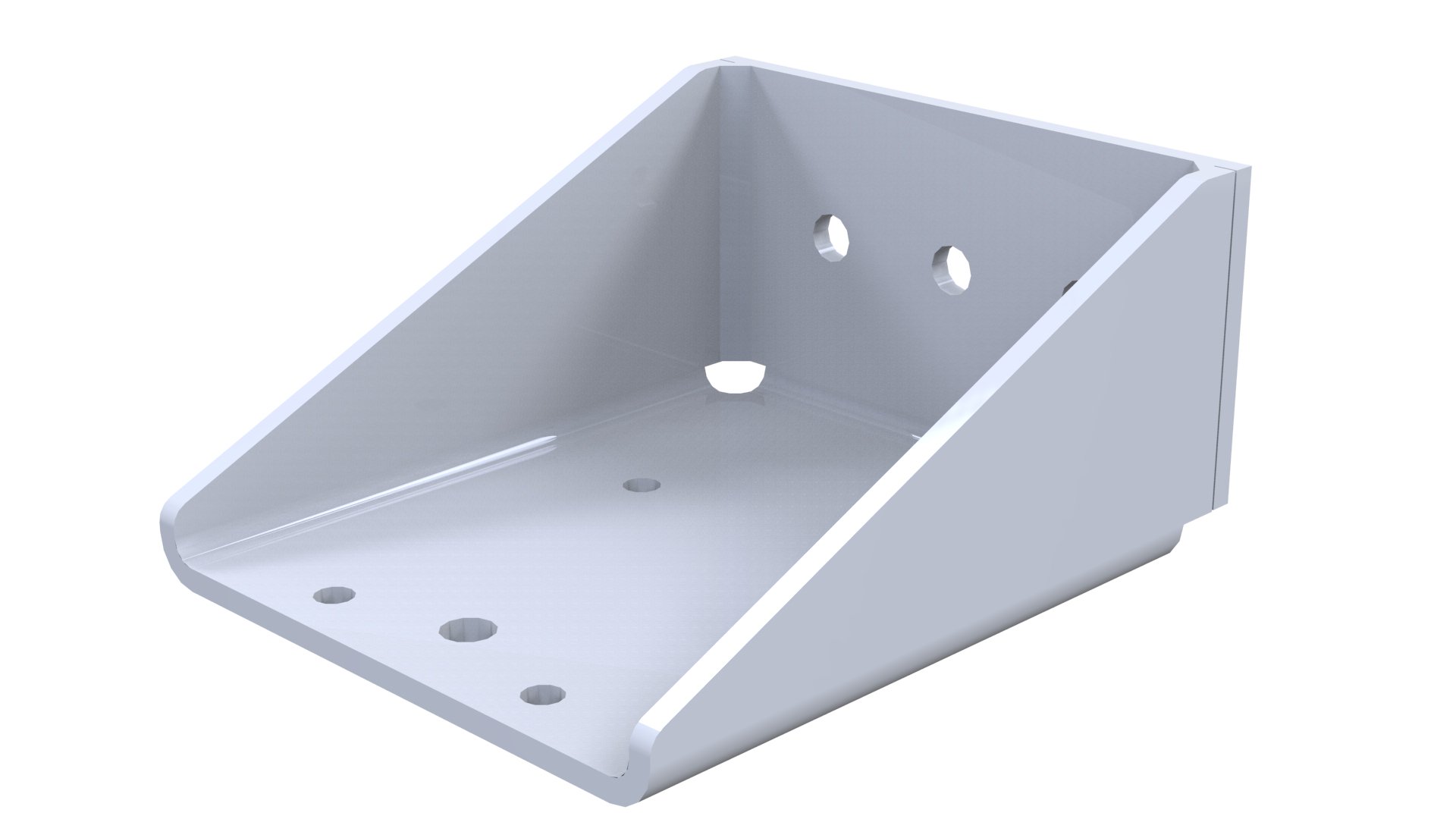 Extended caster attachment – 80 x 60 (Welded)