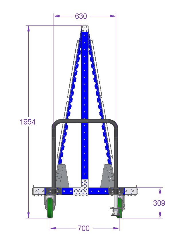 Carro de kit - 2310 x 1050 mm