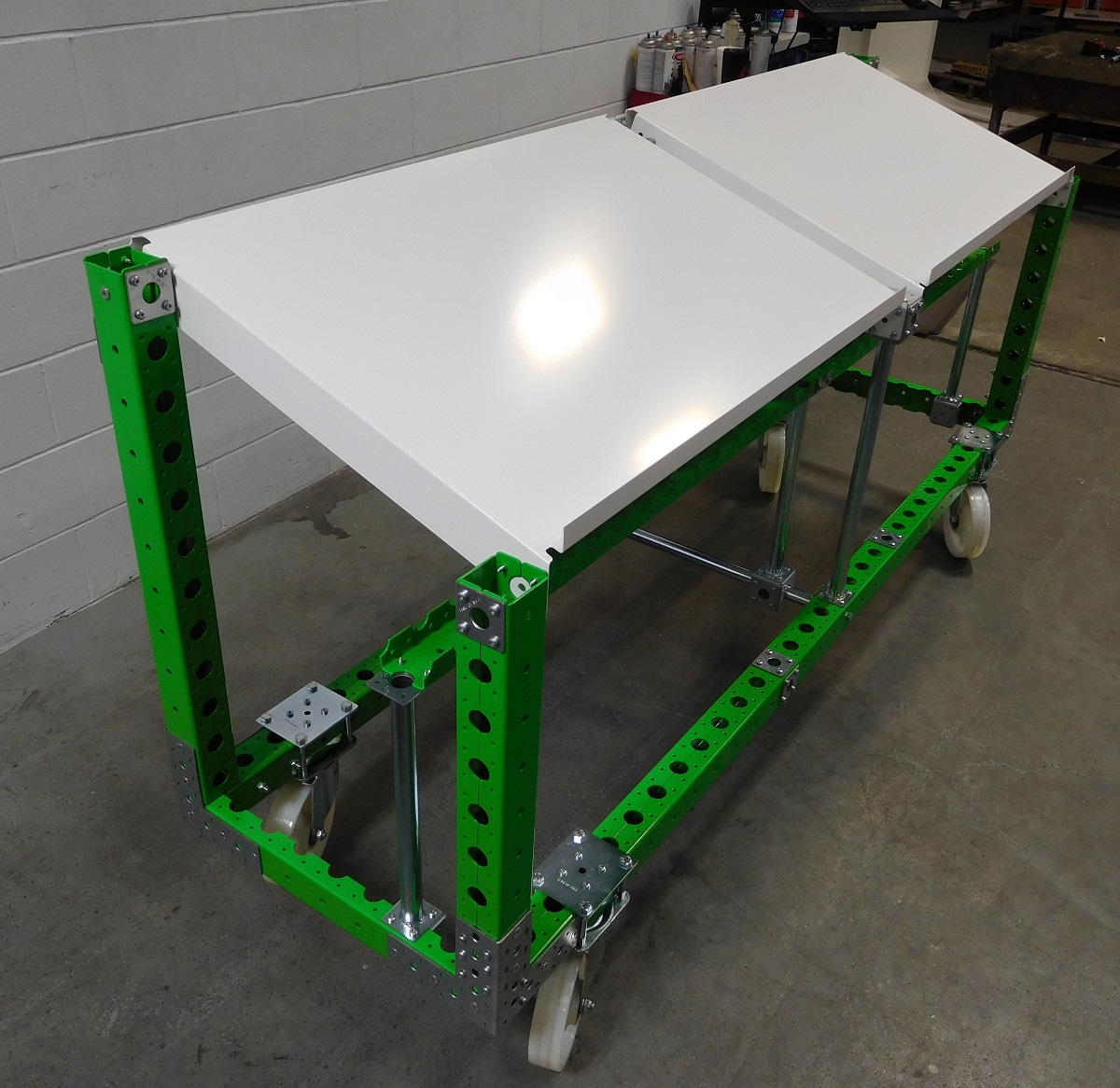 Angled assembly table – 2310 x 630 mm