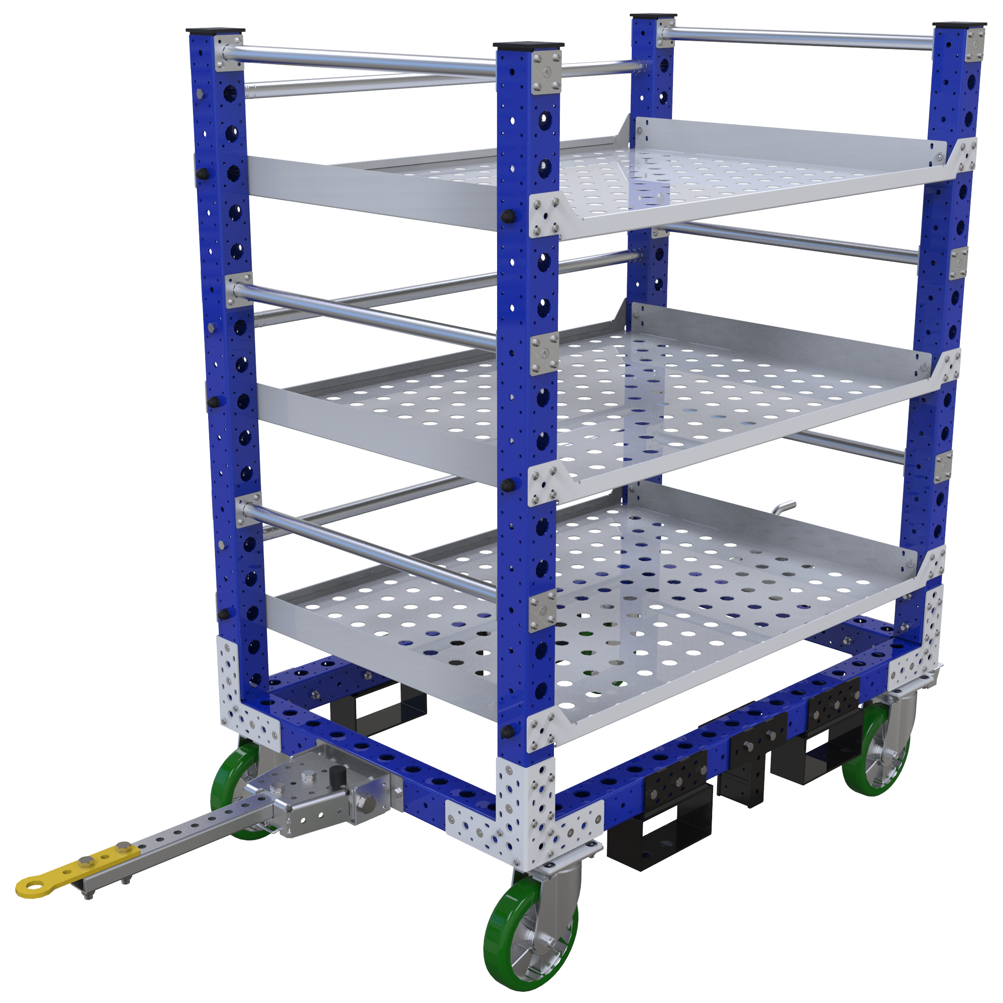 Carro remolcador con repisas - 840 x 1120 mm