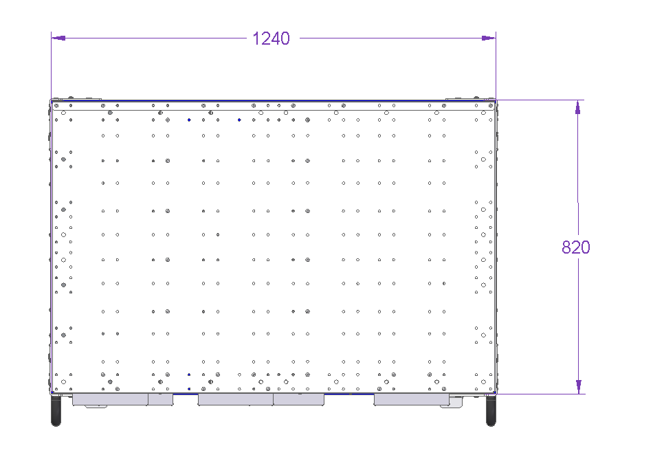 Shelf cart for cardboard – 1240 x 820 mm