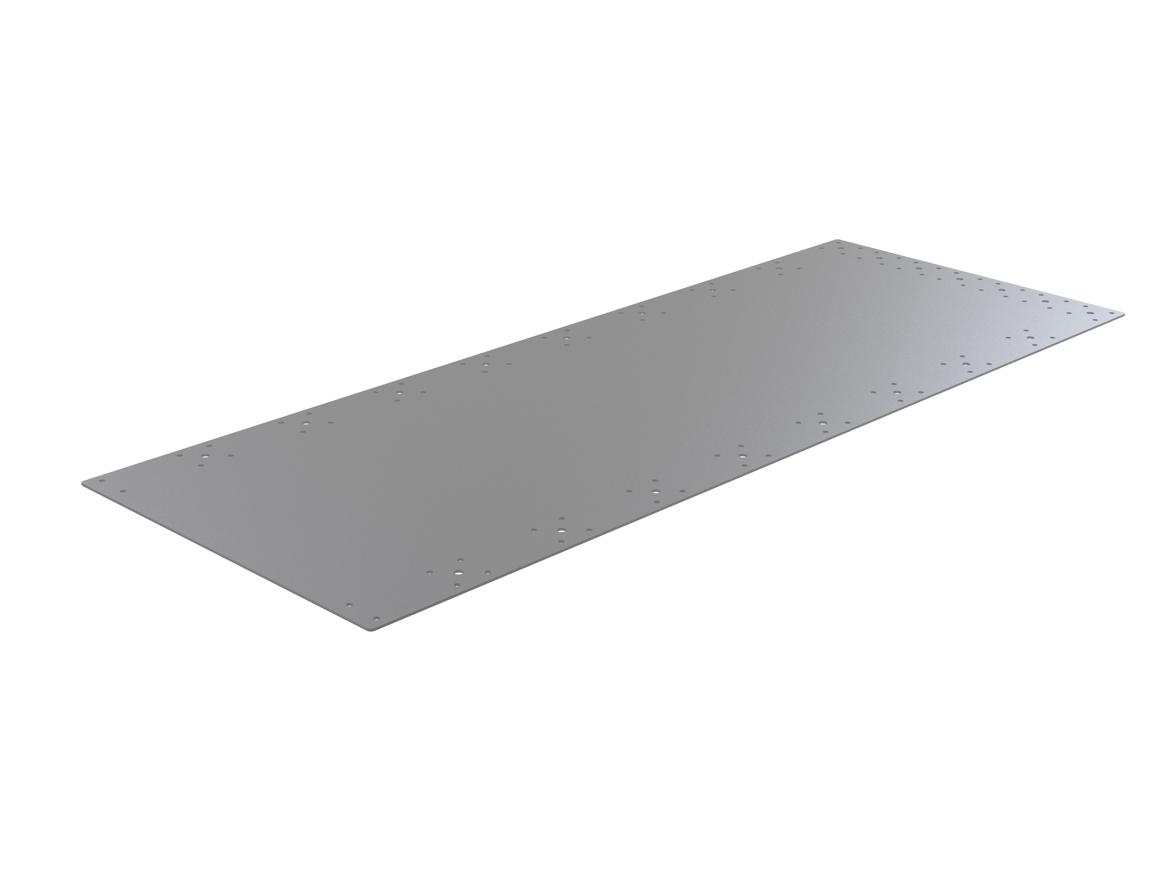 Top plate - 488 x 1293 mm