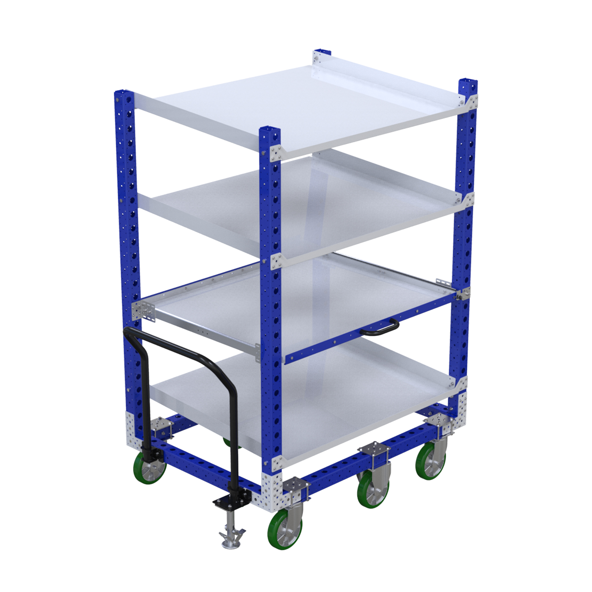 Carro con repisas planas - 1050 x 1400 mm