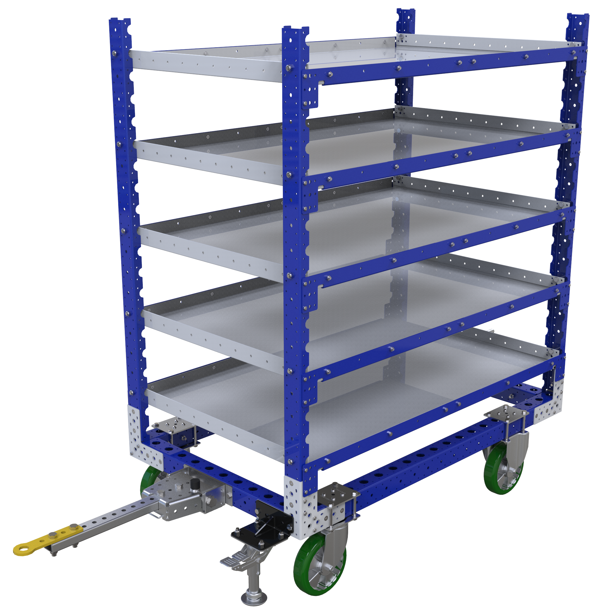 Carro remolcador de estante plano - 840 x 1400 mm