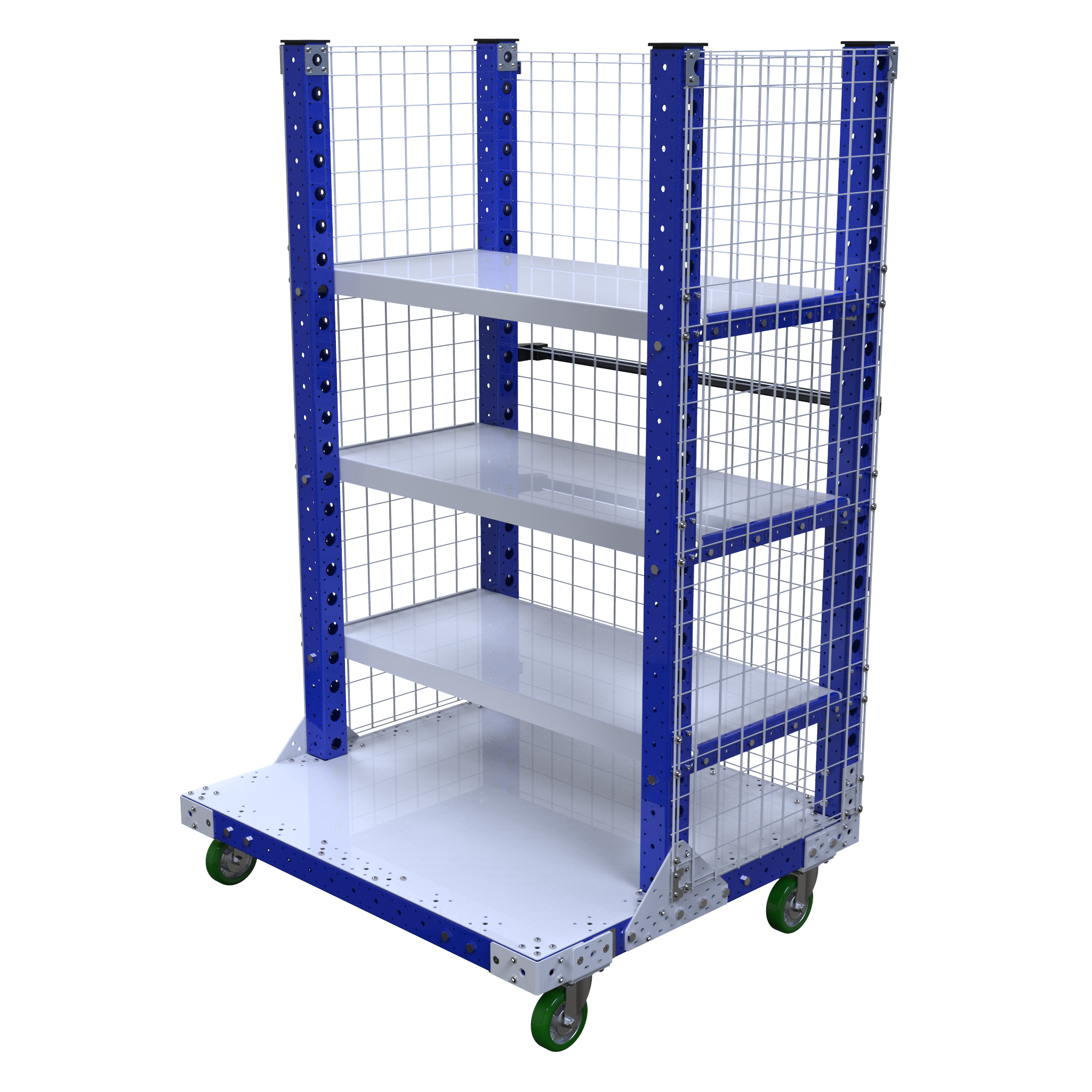 Carro con repisas planas - 980 x 1120 mm
