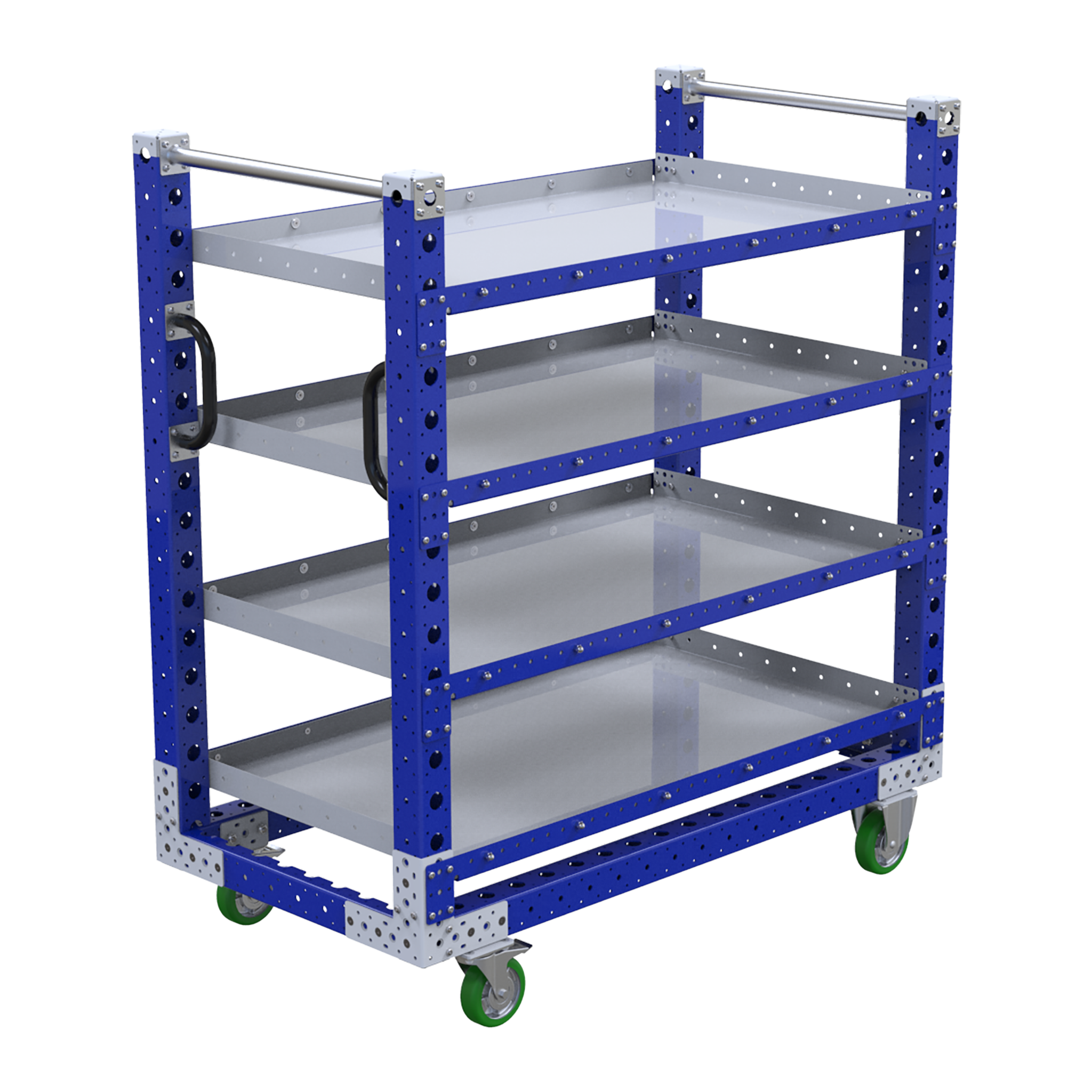 Carro de estante plano - 700 x 1330 mm