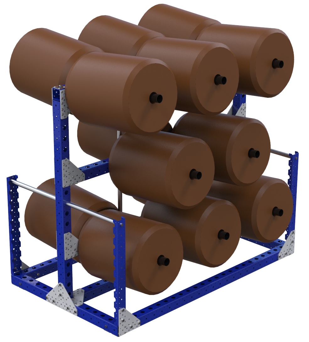 Carrito para colgar resistente de FlexQube