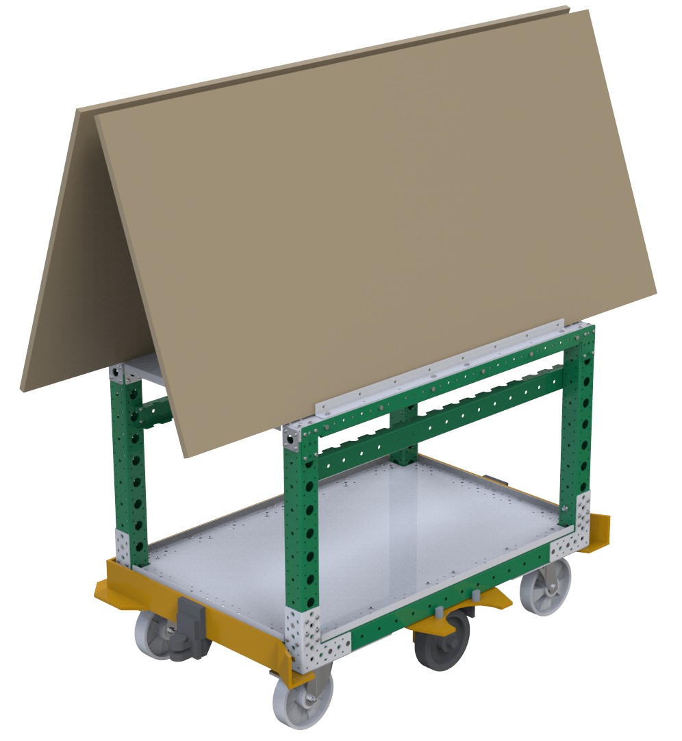 Mobiler Arbeitsplatzwagen – 820 × 1240 mm