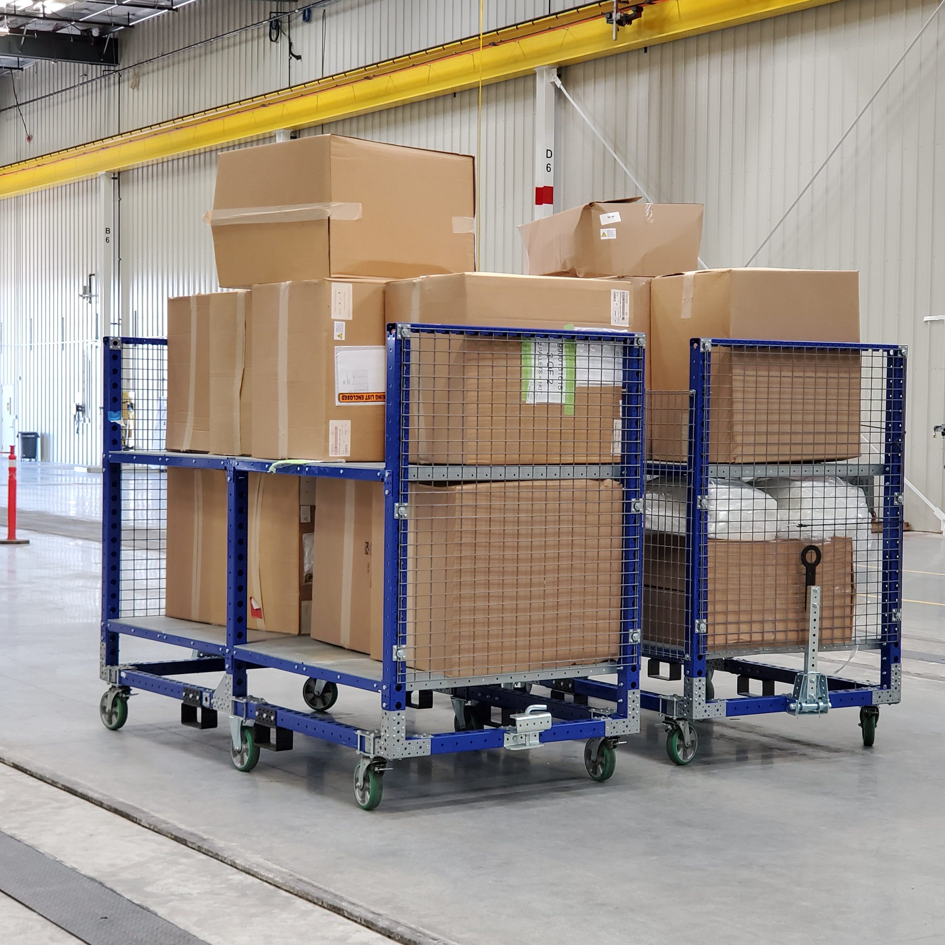 All FlexQube carts being used by Siemens!