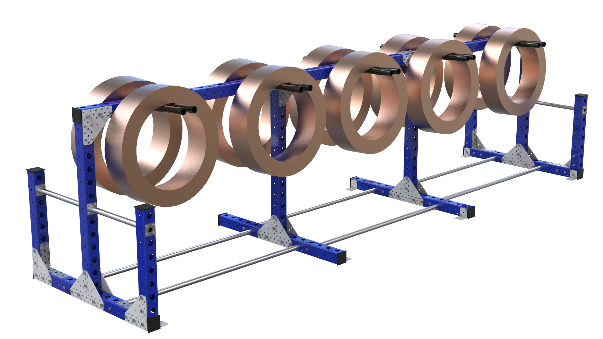 This hanging cart is designed for hanging parts.