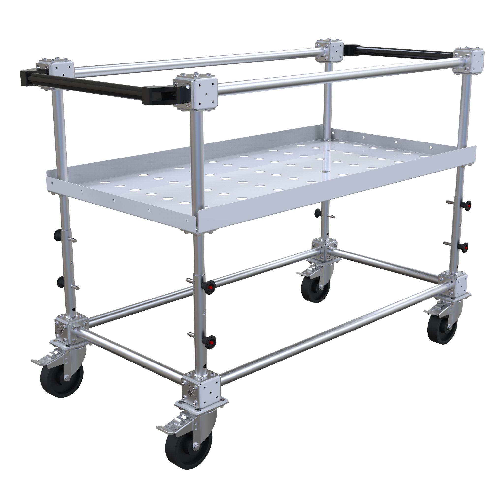Carro con repisas - 1190 x 630 mm