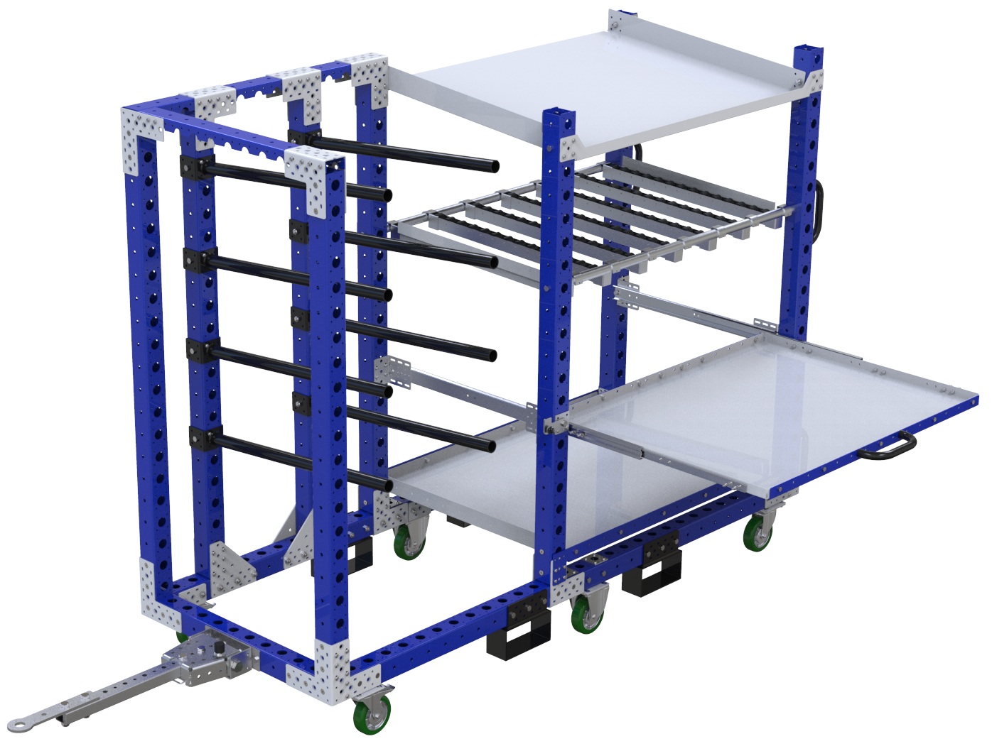 Modular & industrial material handling kit cart by FlexQube