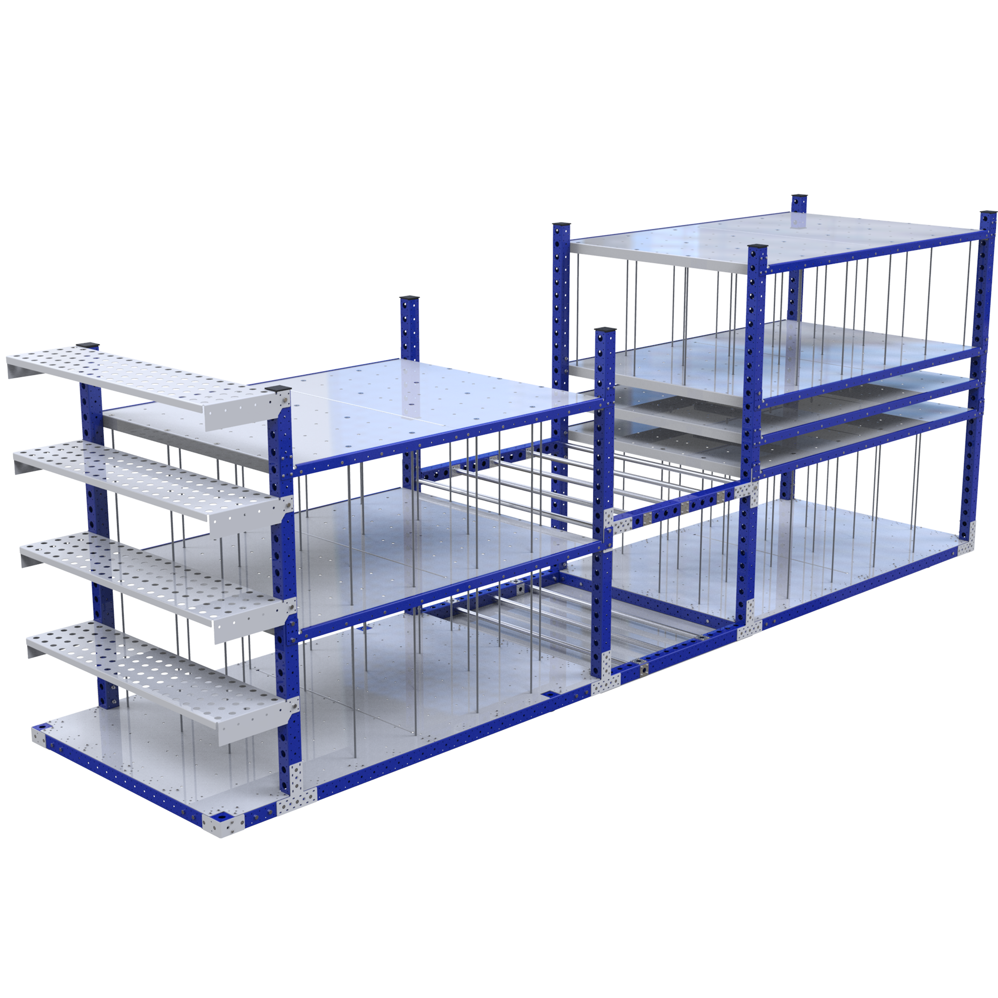 Kundenspezifischer Regalwagen - 1400 x 5600 mm