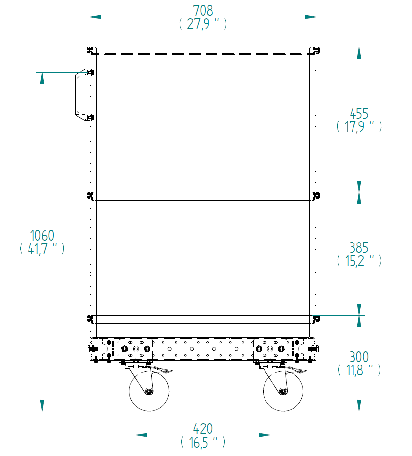 Shelf Cart - 630 x 700 mm