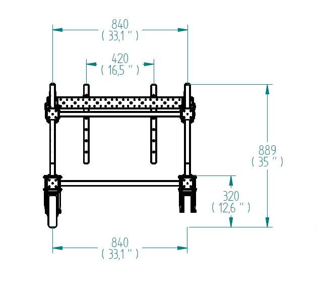 Tugger Fixture – 910 x 1960 mm