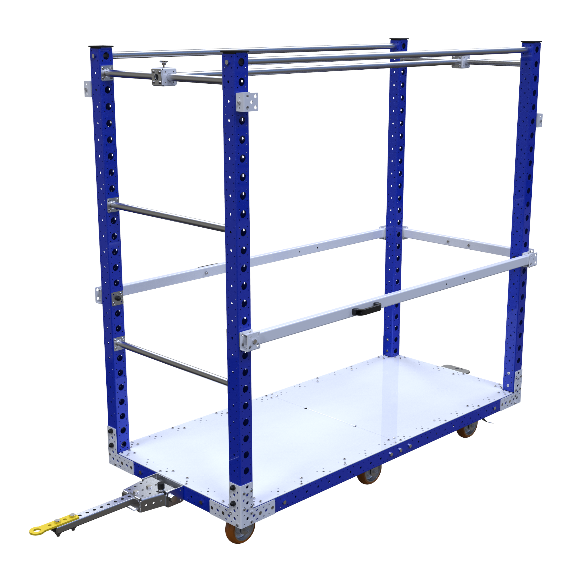 Flat Deck Tugger Cart - 2030 x 910 mm