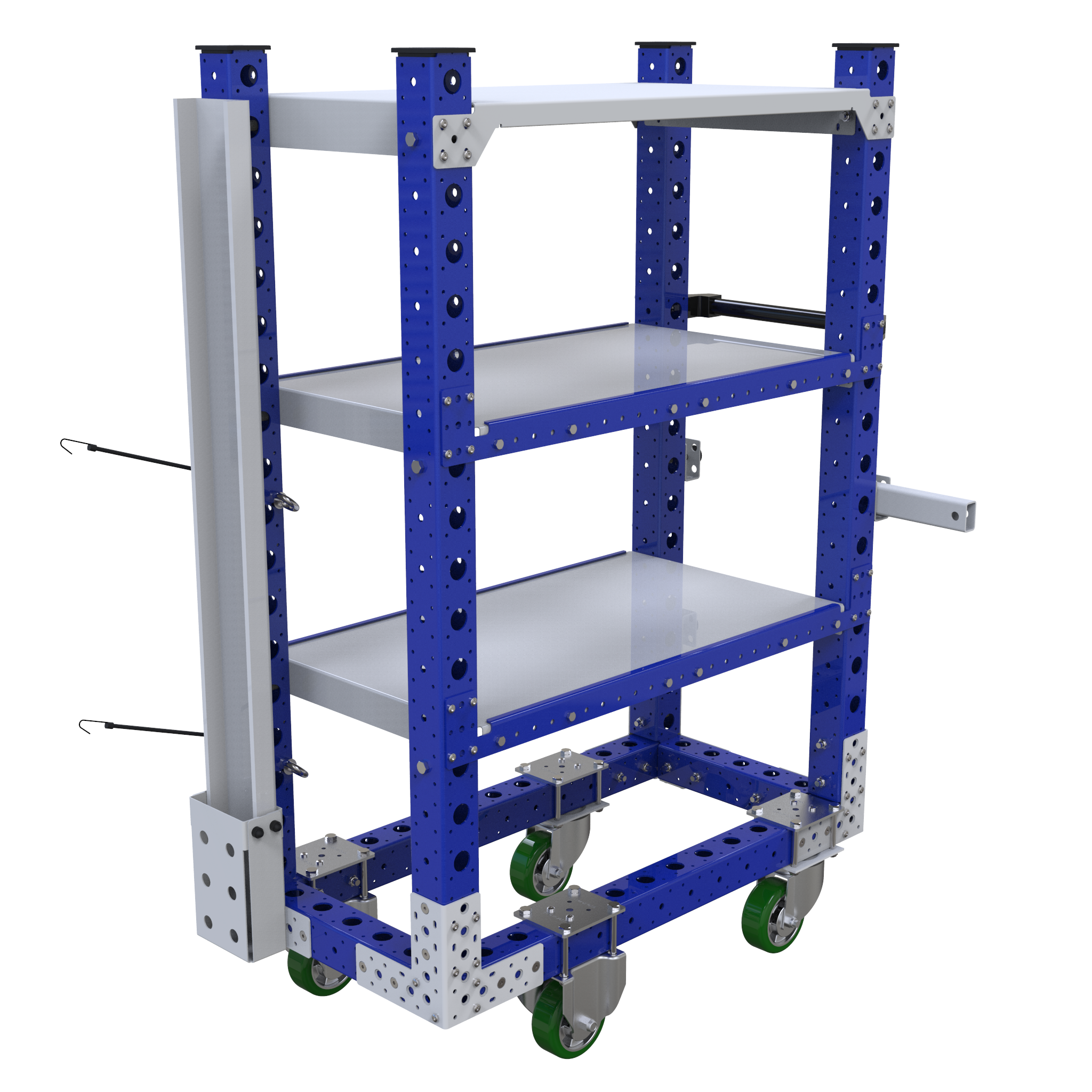 Carro con repisas planas - 980 x 490 mm_1