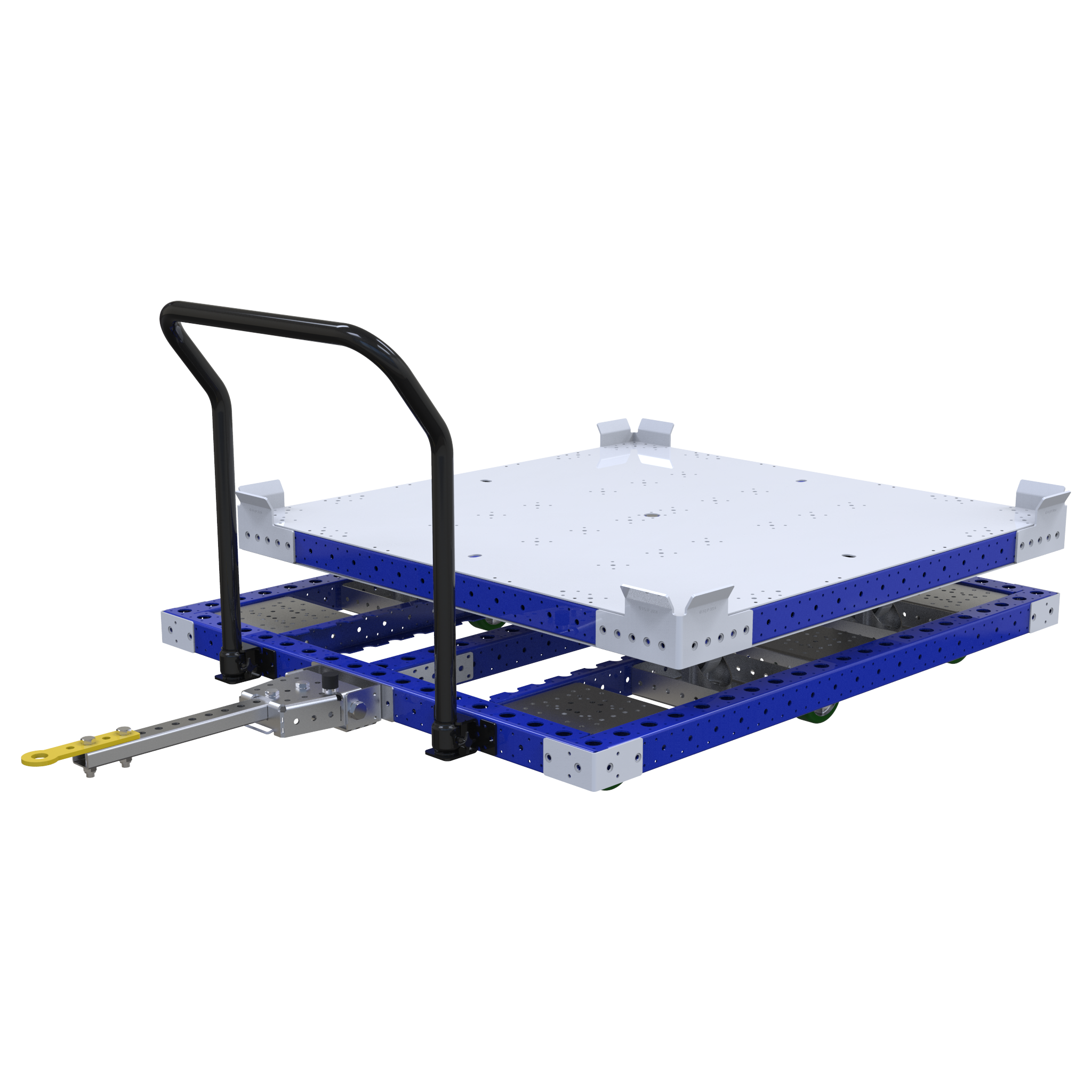 Rotating Pallet Push/Tugger Cart - 1260 x 1260 mm