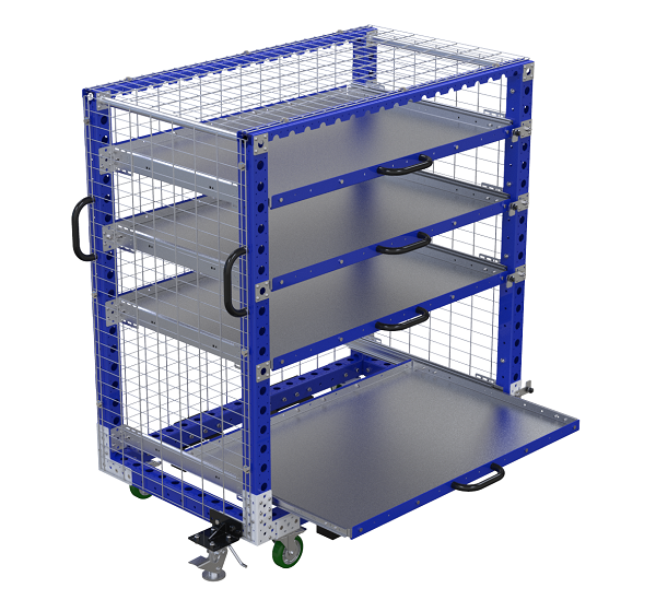 Extendable Shelf Cart - 1400 x 840 mm