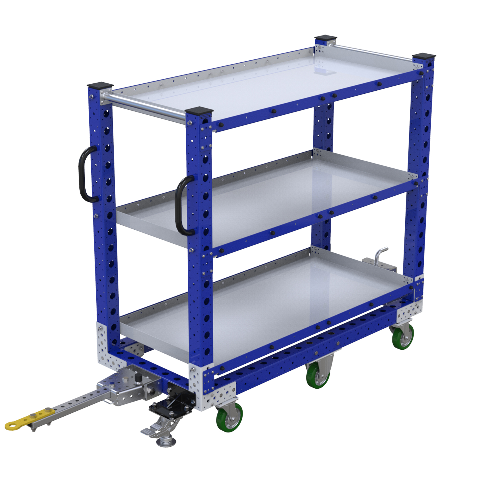 Carro con repisas planas - 630 x 1400 mm