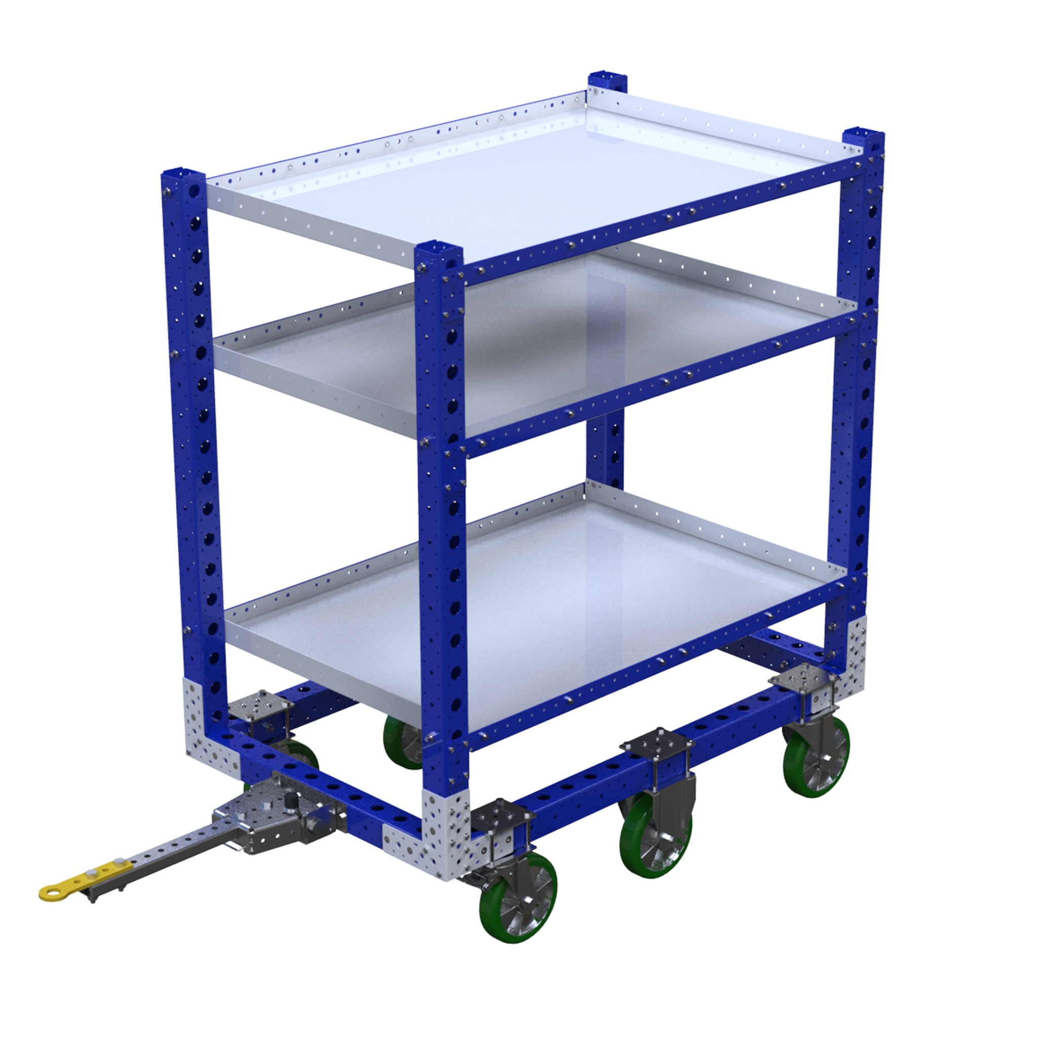 Carro con repisas planas - 840 x 1330 mm