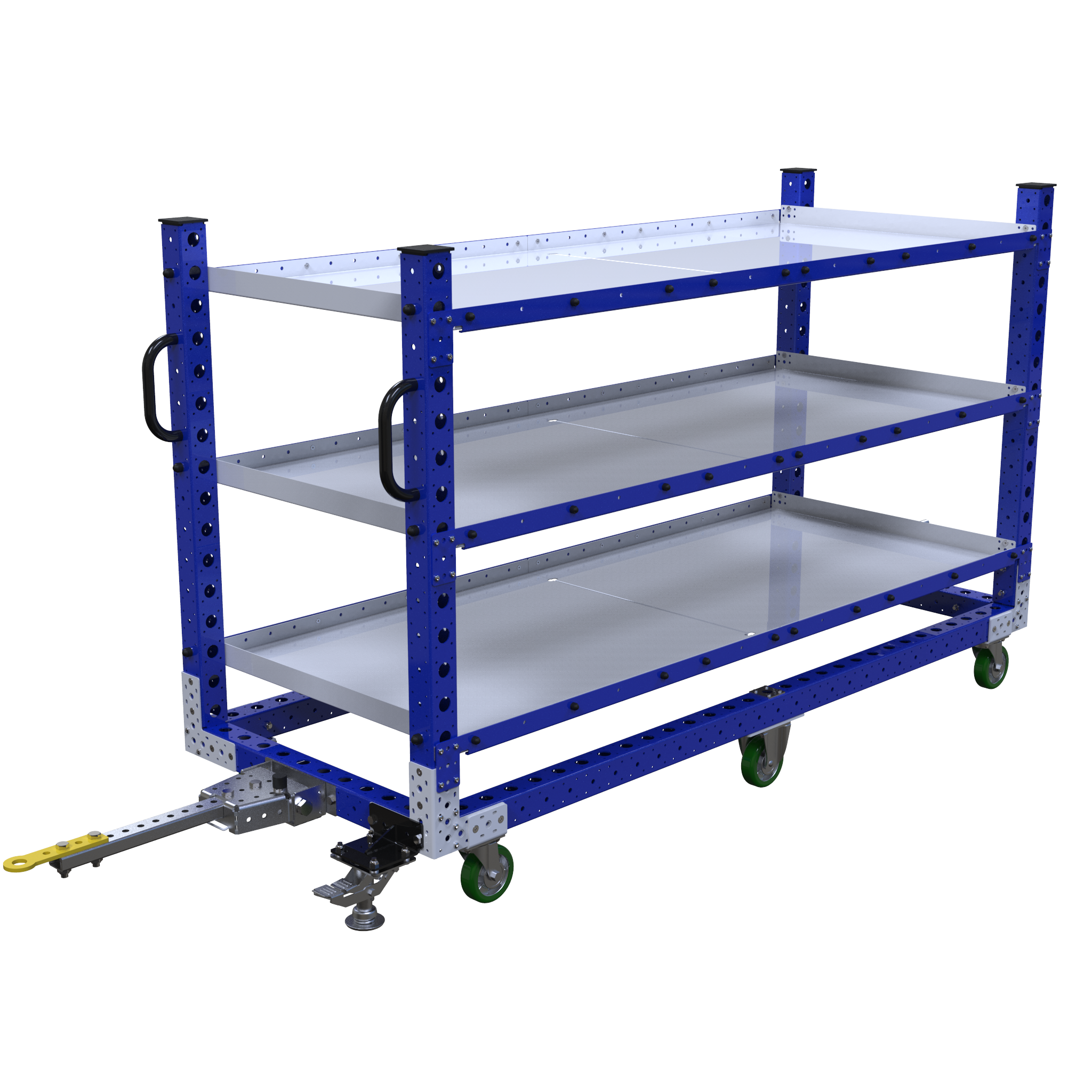 Carro remolcador con repisas - 2170 x 840 mm