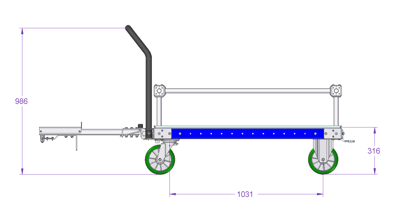 Kit Cart For Cylinder Blocks - 1260 x 1260 mm