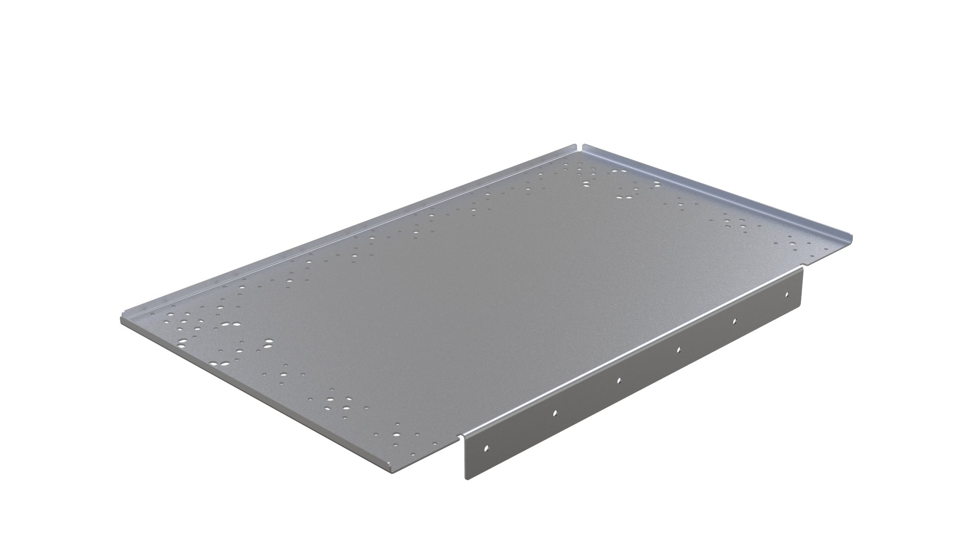 Flat Shelf w. Edge Lip - 10620 x 630 mm