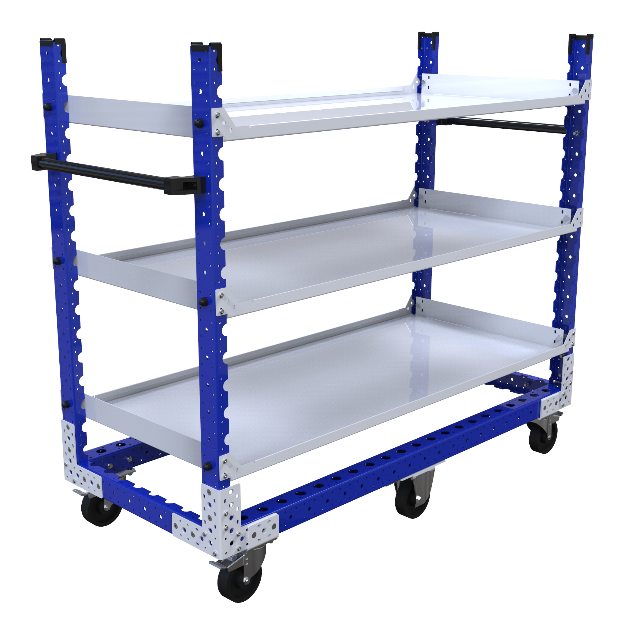 Carro con estante plano – 1610 x 700 mm