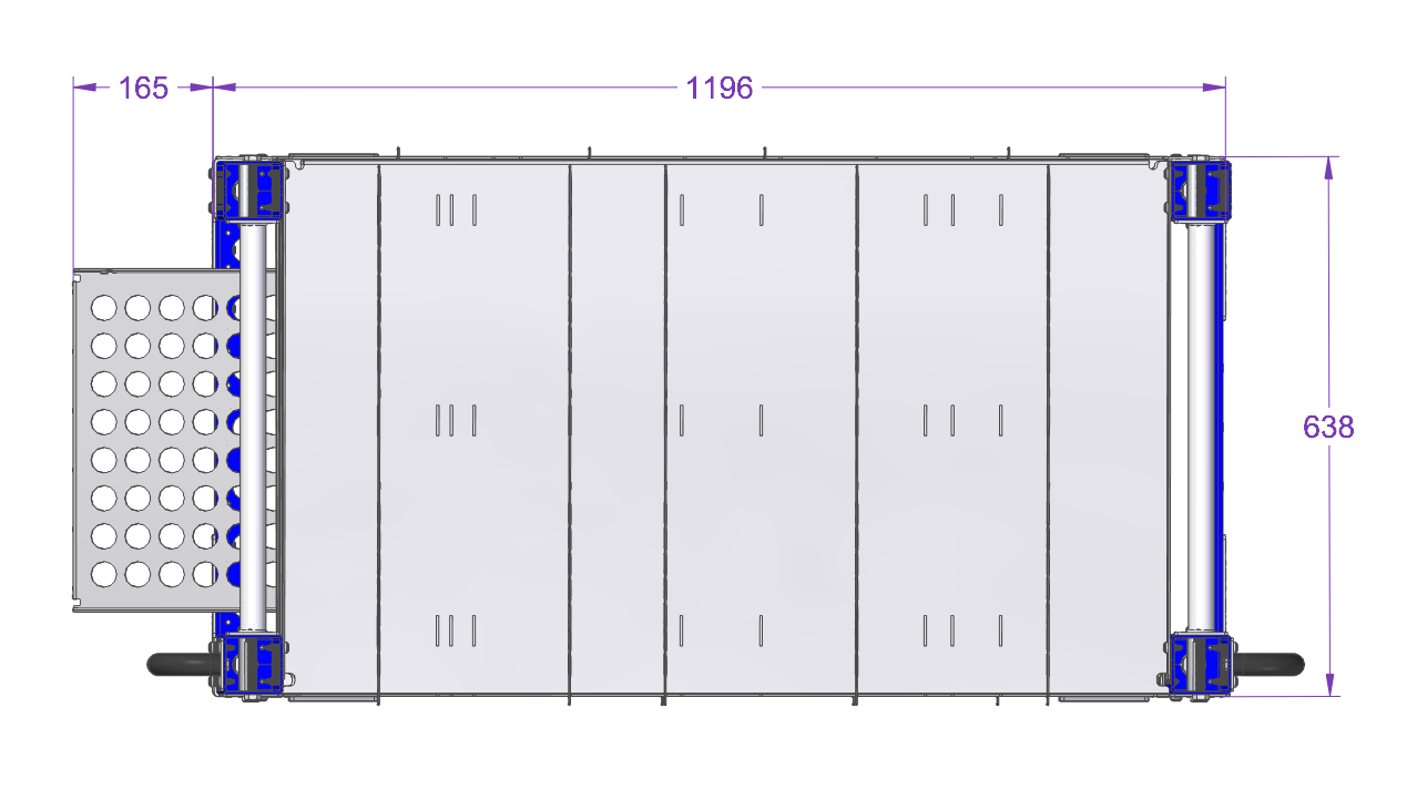 Line Side Flow Shelf Rack