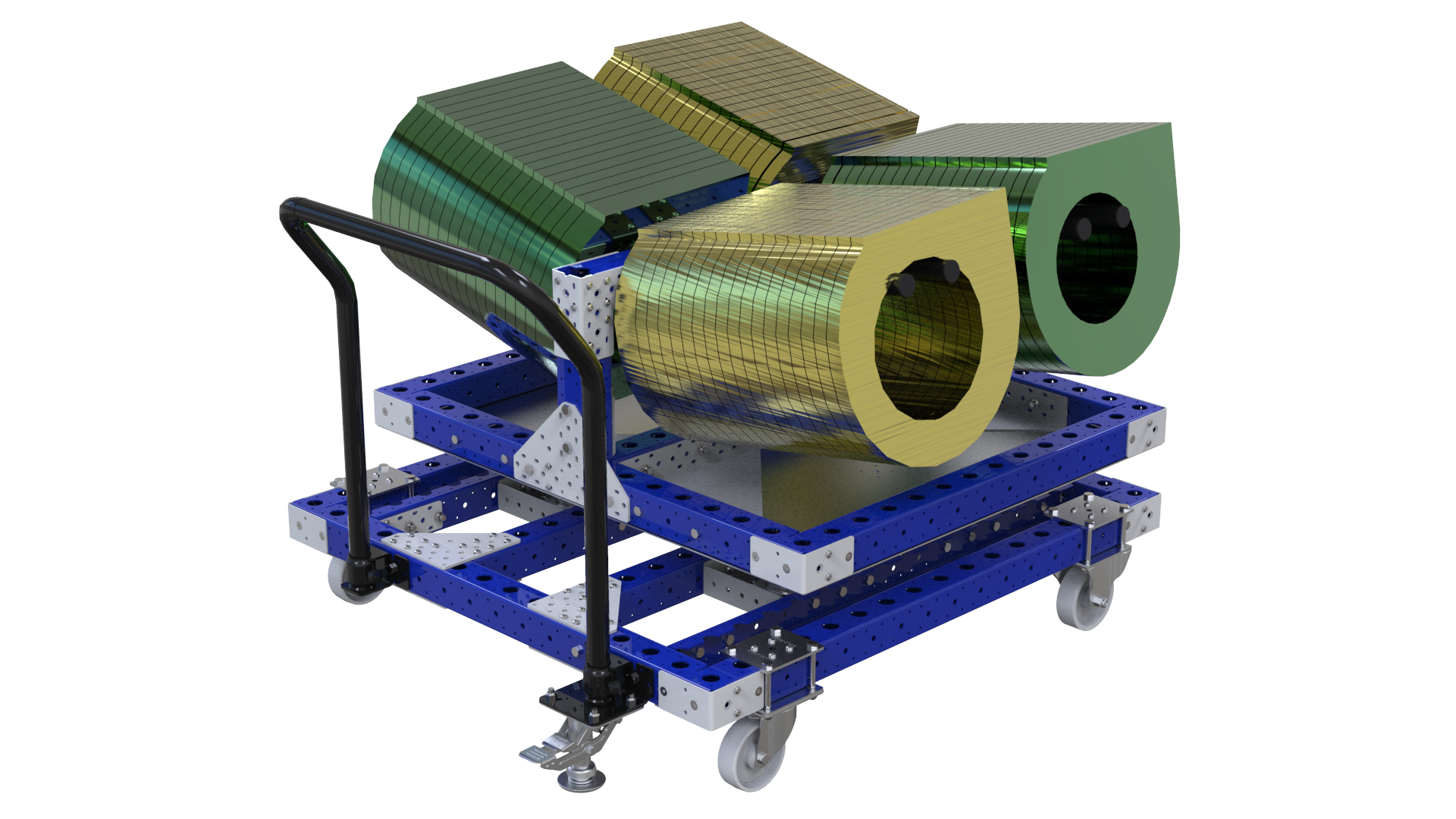 Rotating Cart w. Hangers - 1120 x 1190 mm