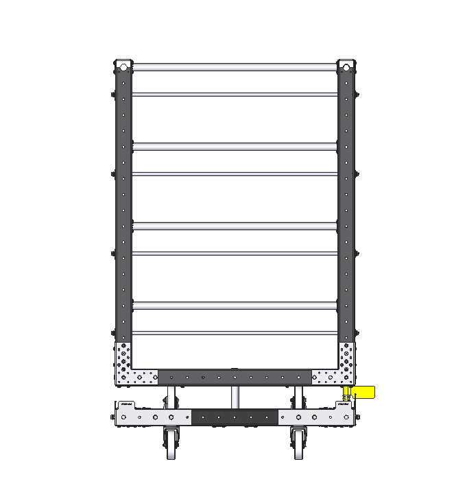 Carrito Kit con Estructura Superior Rotatoria