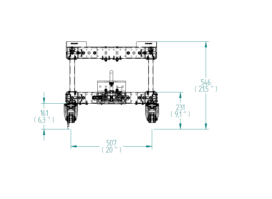 Tugger Cart - 560 x 1050 mm