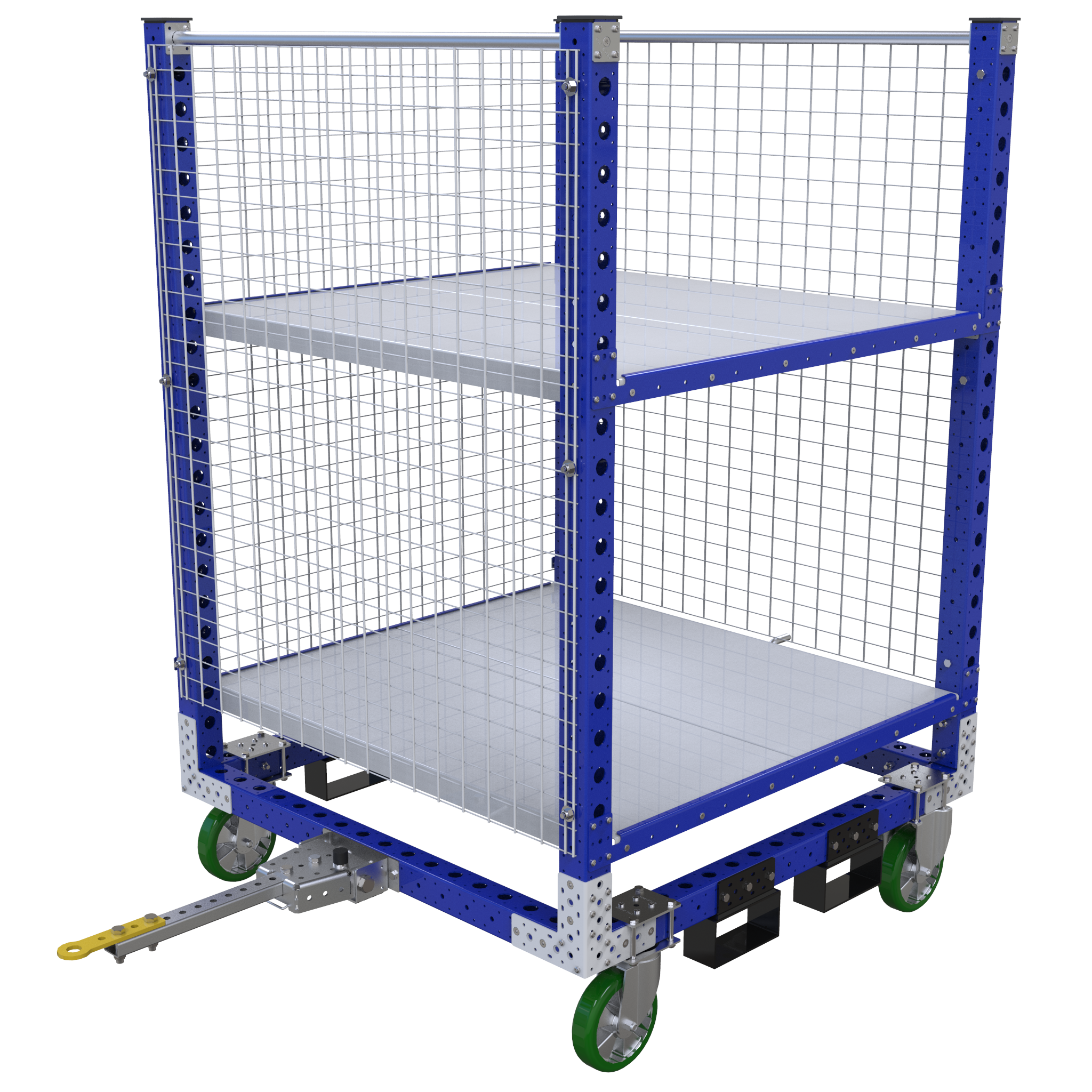 Carro con repisas planas - 1260 x 1260 mm