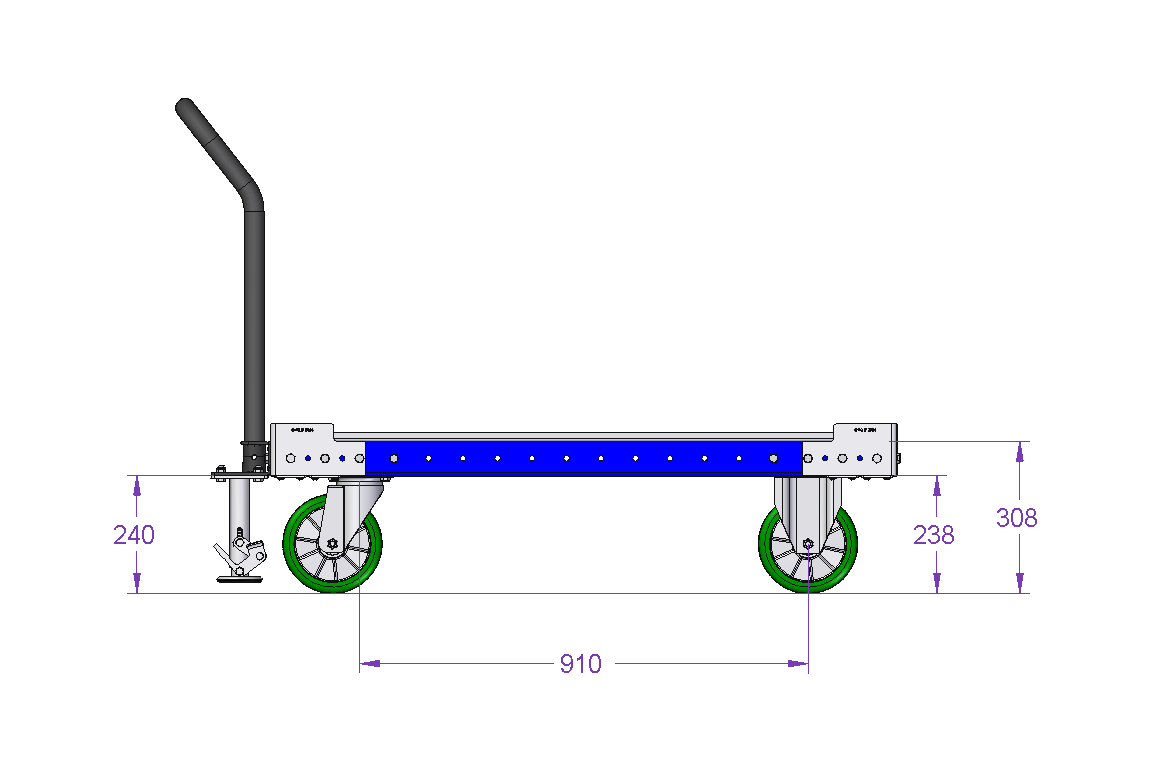 Palettenwagen – 50 × 38 Zoll