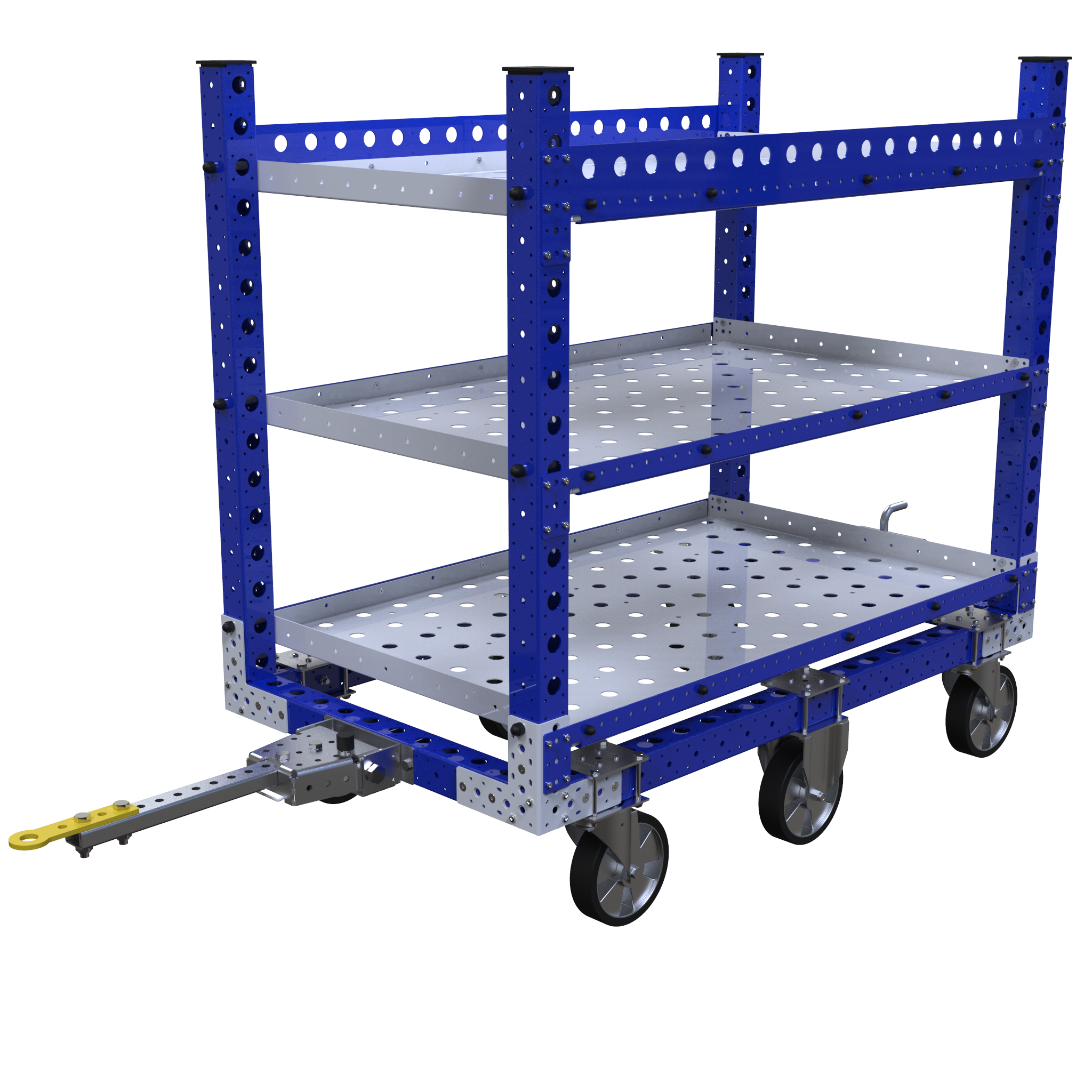 Carro con estante plano - 1470 x 840 mm