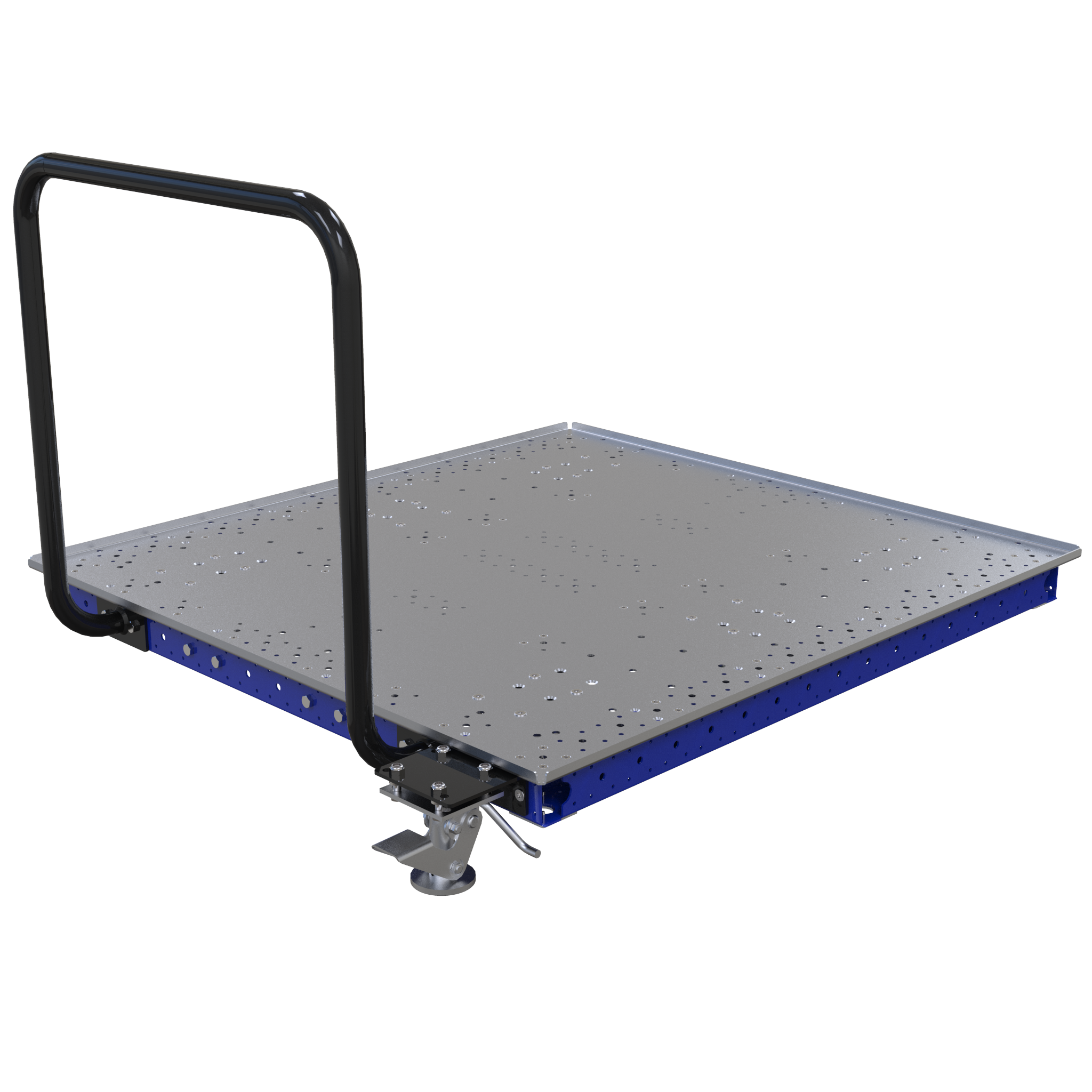 Manual handle low rider cart 49 x 46 inch